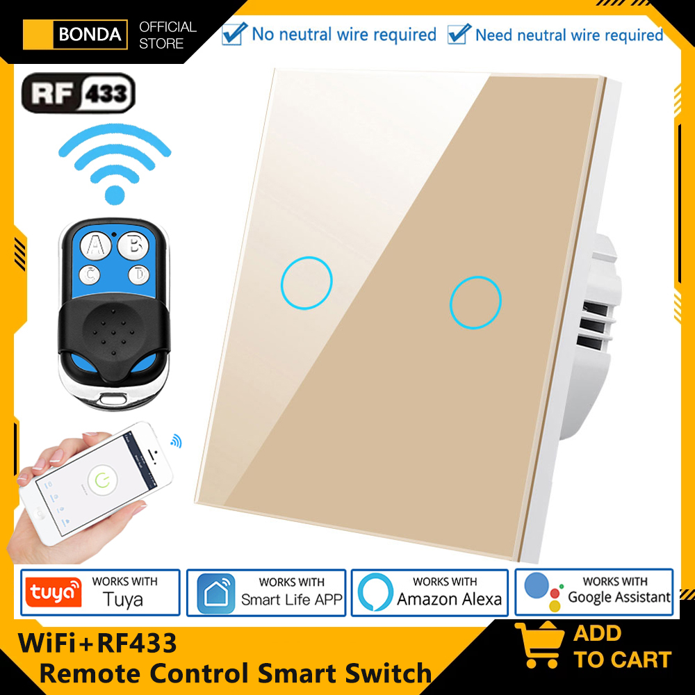 Smart Accessories - Tuya EU WiFi+RF433 Smart Remote control