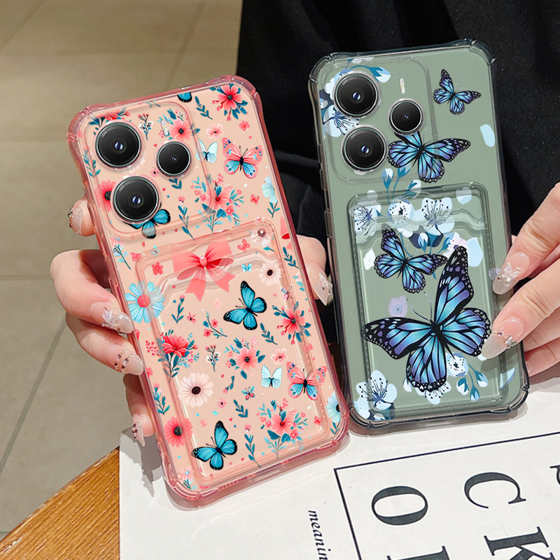 Card Slot Soft TPU Case For Xi - đánh giá và giá Xiaomi Redmi Note 13