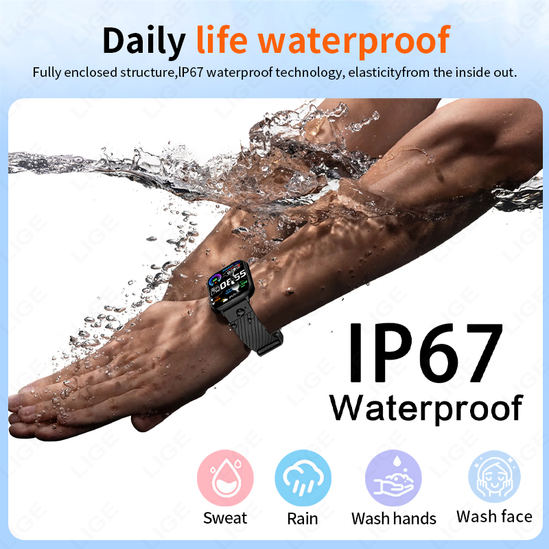 LIGE 2026 New Smart Watch 1.83 - đánh giá và giá Smartwatch Custom