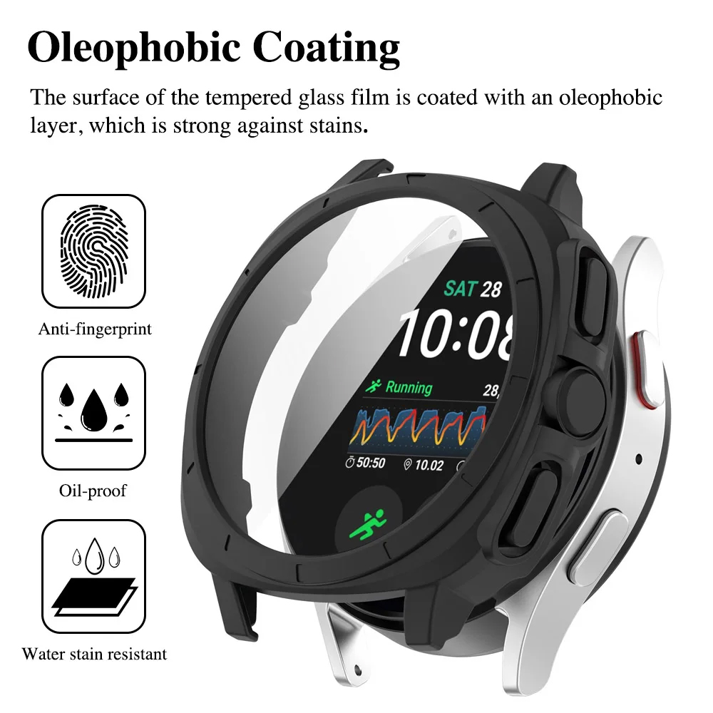 Glass+Case for Samsung Galaxy  - đánh giá và giá Samsung Smartwatch Accessories