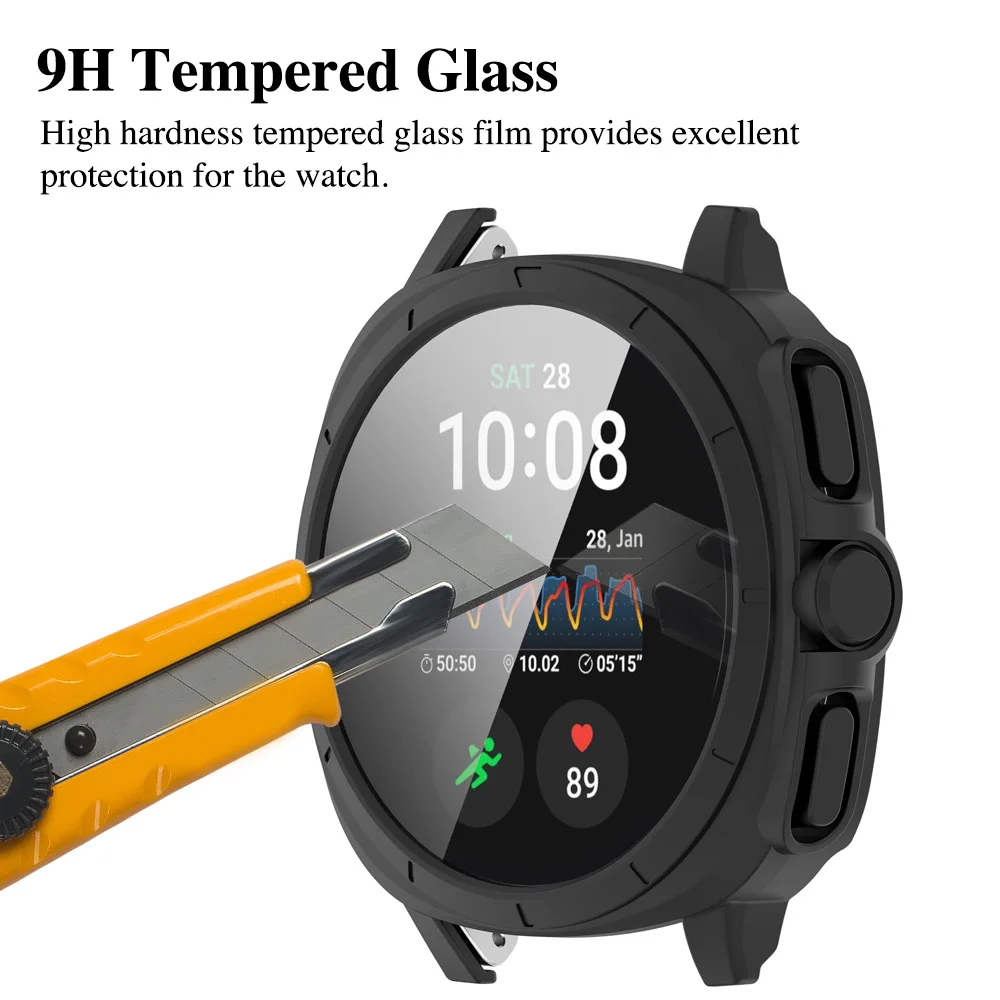 Glass+Case for Samsung Galaxy  - đánh giá và giá Samsung Smartwatch Accessories