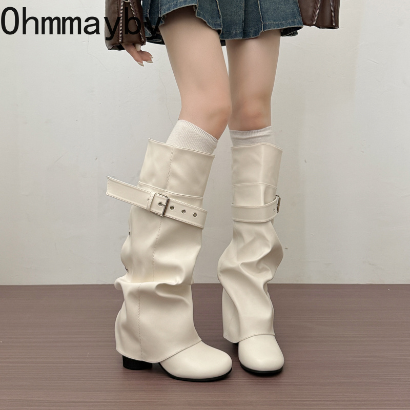 Designer Women Knee High Boots - đánh giá và giá Leather Classic Strap