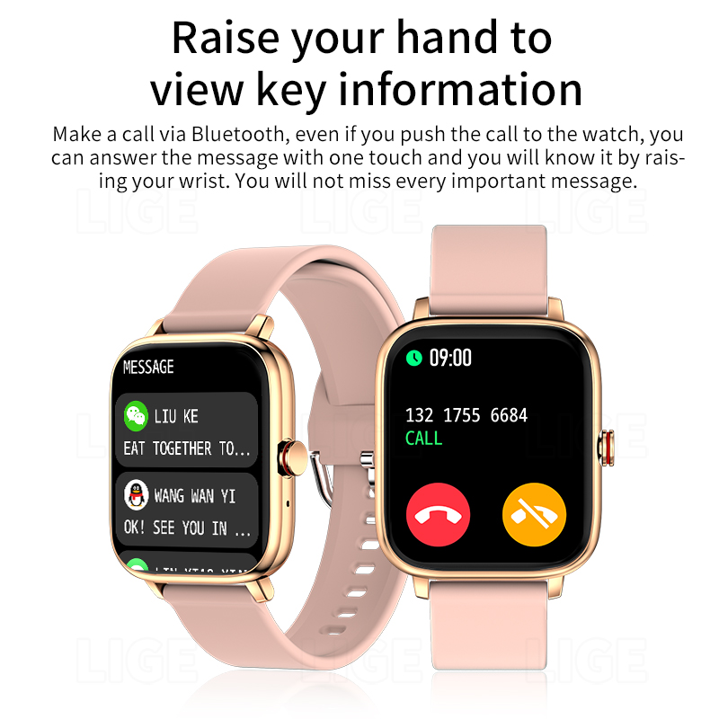 LIGE Women Smart Watch Custom  - đánh giá và giá Smartwatch Custom