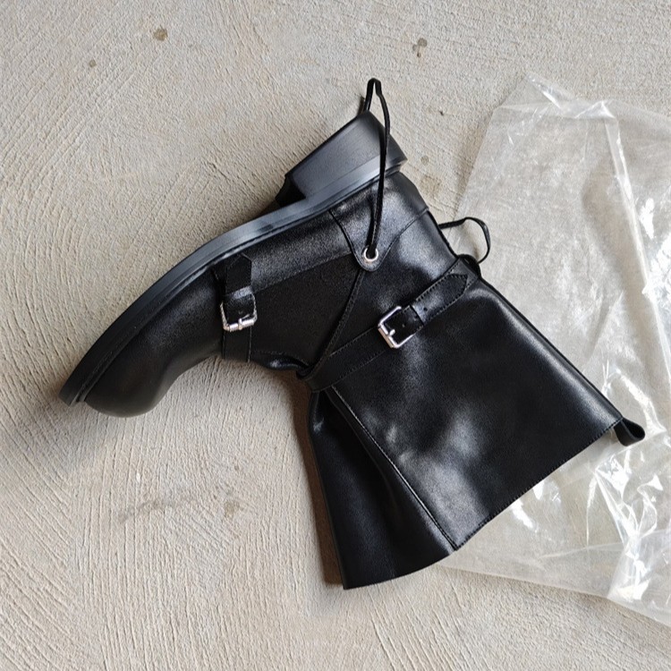 Retro Buckle Mid Calf Boots Wo - đánh giá và giá Leather Classic Strap
