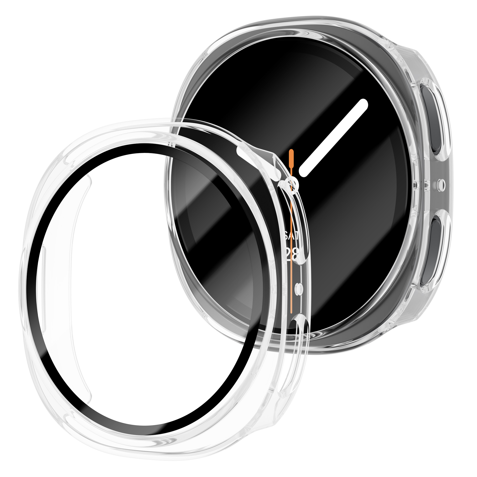 Tempered Glass+PC Case For Sam - đánh giá và giá Samsung Smartwatch Accessories